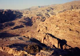Petra: the Royal Tombs from the High Place of Sacrifice