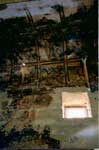 Smoke-damaged frescos from a sixth century desert bathhouse